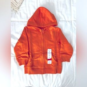 Jumping Beans Orange Hoodie 2T